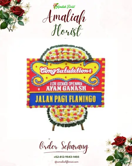 Sewa Papan Bunga Laucih